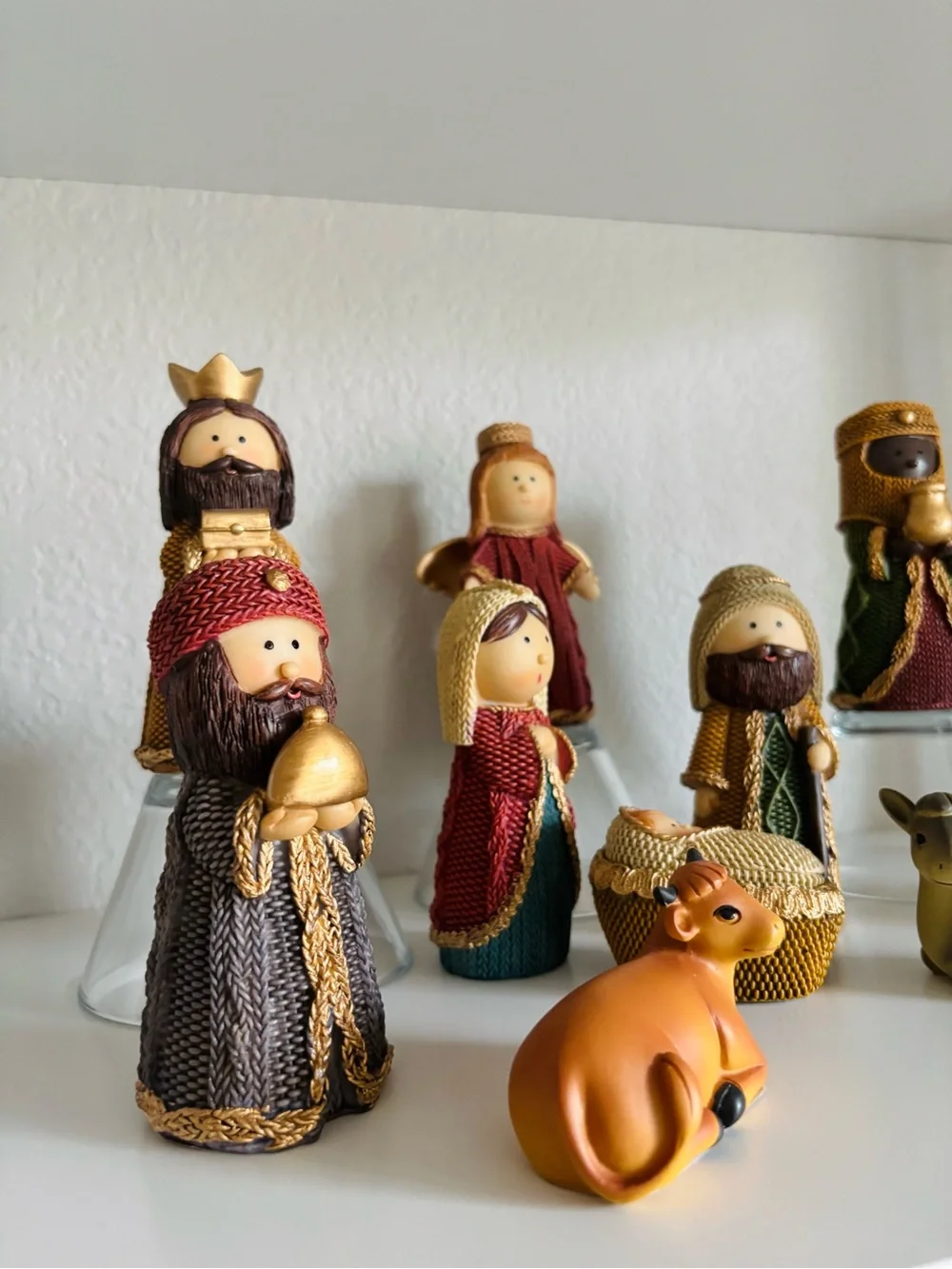 ▪️11-Piece Nativity Set Christmas Manger Scene Wise Men Angel Animals